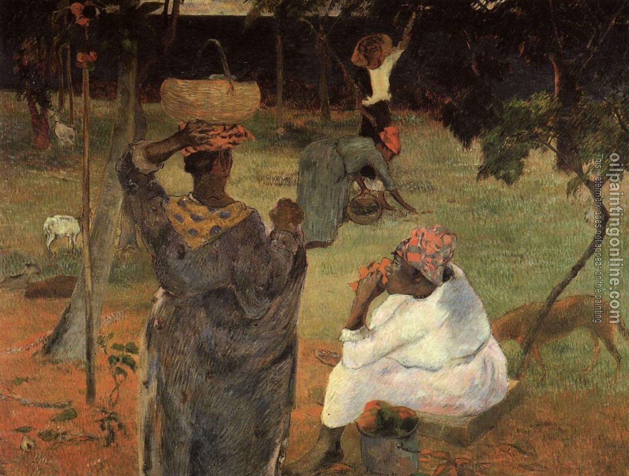 Gauguin, Paul - Mango Pickers, Martinique